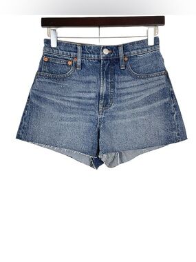 Madewell The Perfect Jean Shorts Burnett Wash Size 25